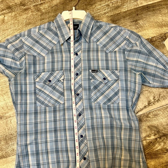 Vintage Wrangler Pearl Snap Western Shirt - Picture 4 of 9